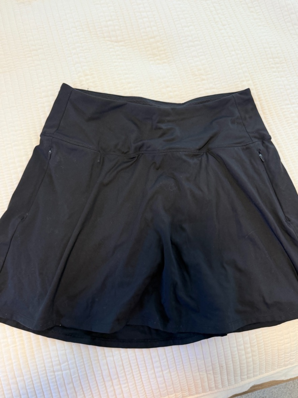 CALIA by Carrie Underwood Black Performance Skort with Hidden Pockets